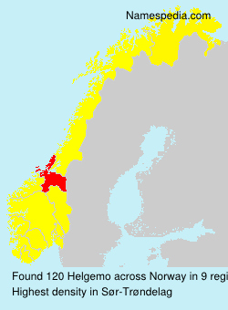 Surname Helgemo in Norway Surname Helgemo in Norway