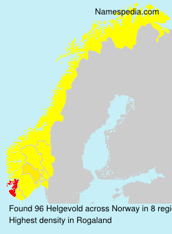 Surname Helgevold in Norway Surname Helgevold in Norway
