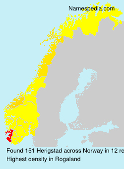 Surname Herigstad in Norway Surname Herigstad in Norway