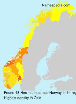 Surname Herrmann in Norway Surname Herrmann in Norway