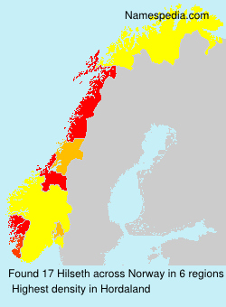 Surname Hilseth in Norway Surname Hilseth in Norway