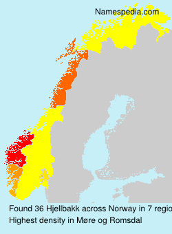 Surname Hjellbakk in Norway Surname Hjellbakk in Norway