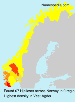 Surname Hjelleset in Norway Surname Hjelleset in Norway