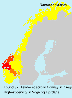 Surname Hjelmeset in Norway Surname Hjelmeset in Norway