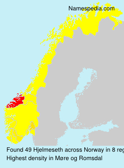 Surname Hjelmeseth in Norway