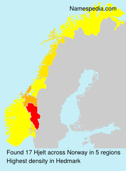 Surname Hjelt in Norway Surname Hjelt in Norway