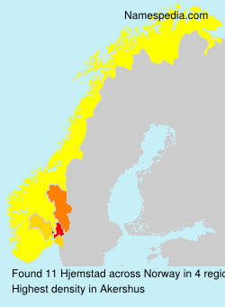 Surname Hjemstad in Norway Surname Hjemstad in Norway