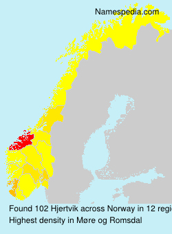 Surname Hjertvik in Norway Surname Hjertvik in Norway