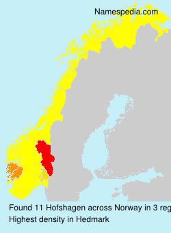 Surname Hofshagen in Norway Surname Hofshagen in Norway