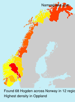 Surname Hogden in Norway Surname Hogden in Norway
