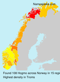 Surname Hogmo in Norway