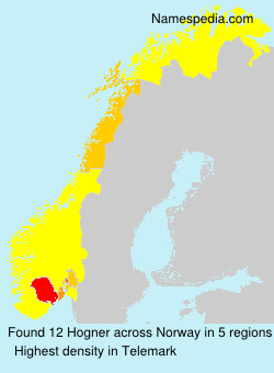 Surname Hogner in Norway Surname Hogner in Norway
