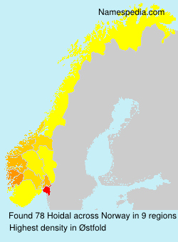 Surname Hoidal in Norway Surname Hoidal in Norway