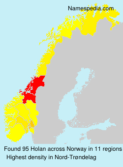Surname Holan in Norway Surname Holan in Norway