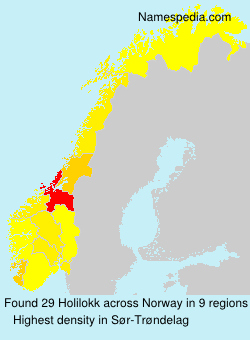 Surname Holilokk in Norway Surname Holilokk in Norway
