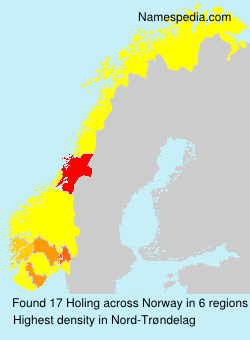 Surname Holing in Norway Surname Holing in Norway