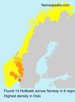 Surname Holtbakk in Norway Surname Holtbakk in Norway