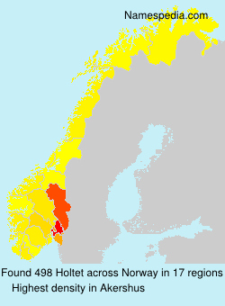 Surname Holtet in Norway Surname Holtet in Norway