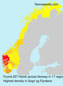 Surname Holvik in Norway Surname Holvik in Norway