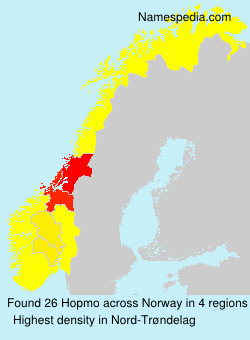 Surname Hopmo in Norway Surname Hopmo in Norway