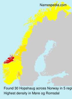 Surname Hopshaug in Norway Surname Hopshaug in Norway