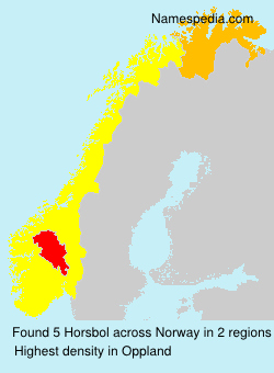 Surname Horsbol in Norway