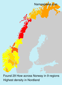 Surname How in Norway Surname How in Norway
