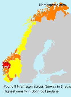 Surname Hrafnsson in Norway