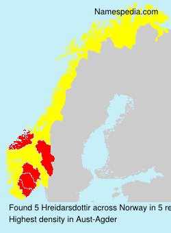 Surname Hreidarsdottir in Norway Surname Hreidarsdottir in Norway