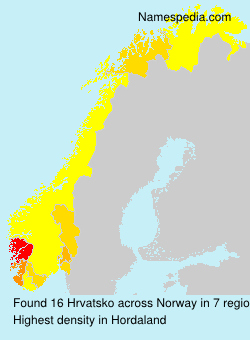 Surname Hrvatsko in Norway Surname Hrvatsko in Norway