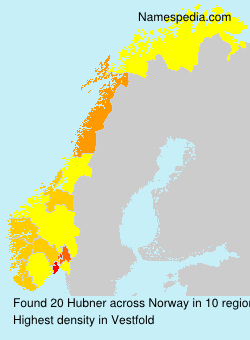 Surname Hubner in Norway Surname Hubner in Norway