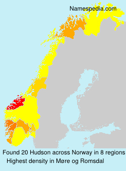 Surname Hudson in Norway Surname Hudson in Norway