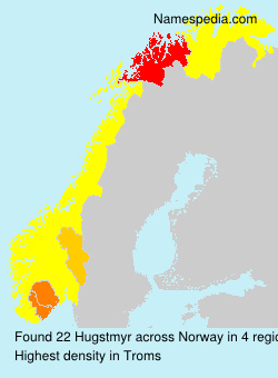 Surname Hugstmyr in Norway Surname Hugstmyr in Norway