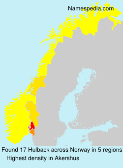 Surname Hulback in Norway Surname Hulback in Norway