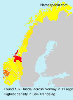 Surname Husdal in Norway Surname Husdal in Norway