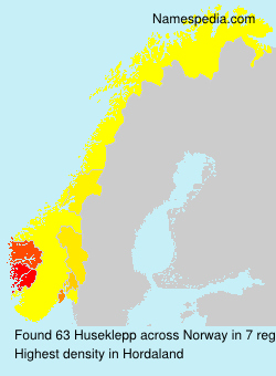 Surname Huseklepp in Norway Surname Huseklepp in Norway