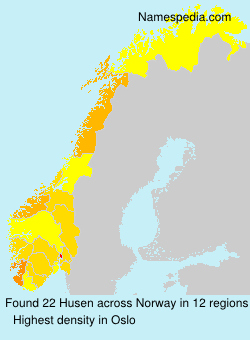 Surname Husen in Norway Surname Husen in Norway