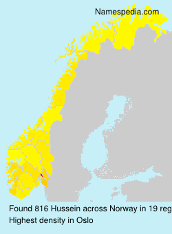 Surname Hussein in Norway Surname Hussein in Norway