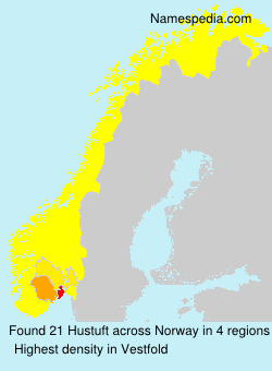 Surname Hustuft in Norway Surname Hustuft in Norway