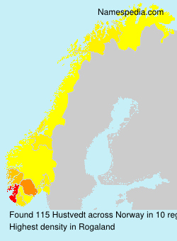 Surname Hustvedt in Norway Surname Hustvedt in Norway