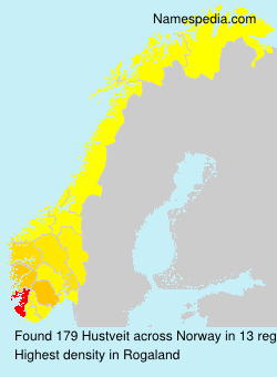 Surname Hustveit in Norway Surname Hustveit in Norway