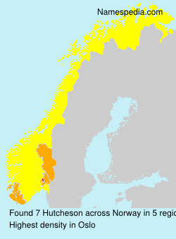 Surname Hutcheson in Norway Surname Hutcheson in Norway