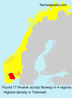 Surname Hvalvik in Norway Surname Hvalvik in Norway
