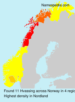 Surname Hvassing in Norway Surname Hvassing in Norway