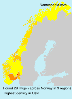 Surname Hygen in Norway Surname Hygen in Norway