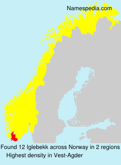 Surname Iglebekk in Norway Surname Iglebekk in Norway