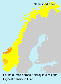 Surname Imad in Norway Surname Imad in Norway