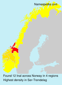 Surname Inal in Norway Surname Inal in Norway