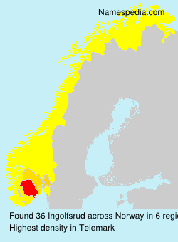 Surname Ingolfsrud in Norway Surname Ingolfsrud in Norway