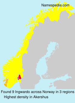 Surname Ingwardo in Norway Surname Ingwardo in Norway